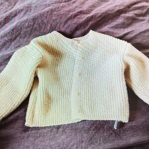Cream Knit Cardigan